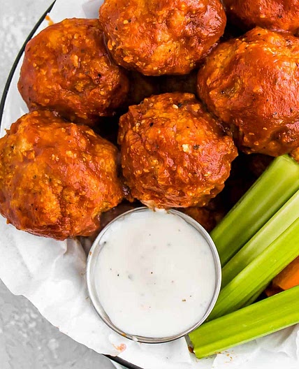 Air Fryer BBQ Chicken Poppers