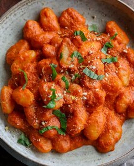 Creamy Red Pesto Gnocchi