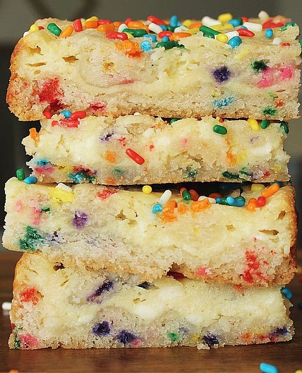 Confetti Cheesecake Bars