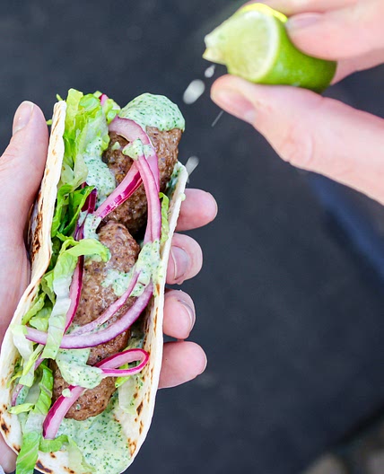 Kebabs With Aji Verde