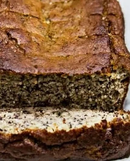 Keto Banana Walnut Bread