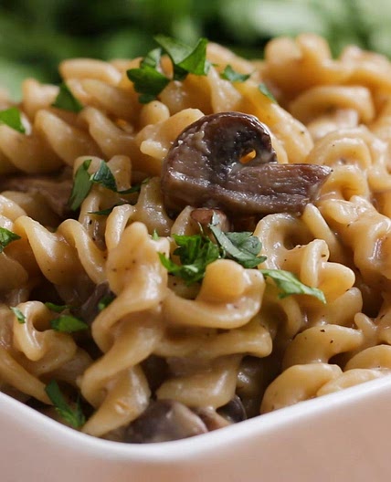 Mushroom Stroganoff Recipe by Tasty