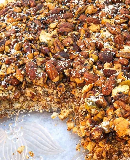 Homemade Date Biscuit Nut Bars