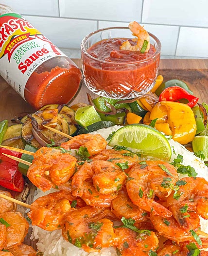 Grilled Lime Cilantro Shrimp