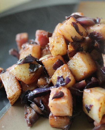 Skillet Ham, Cabbage, and Potatoes