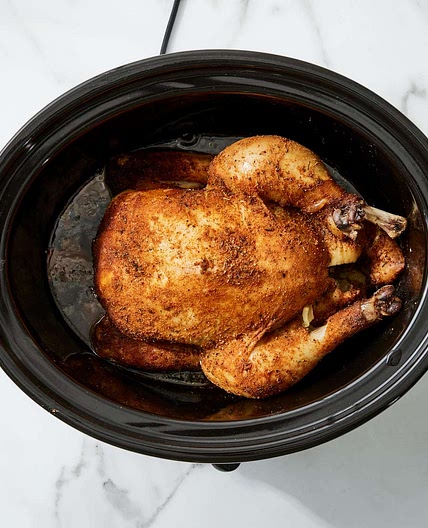 Slow Cooker Whole Chicken