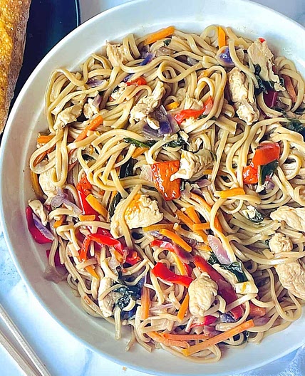 Instant Pot Chicken Lo Mein