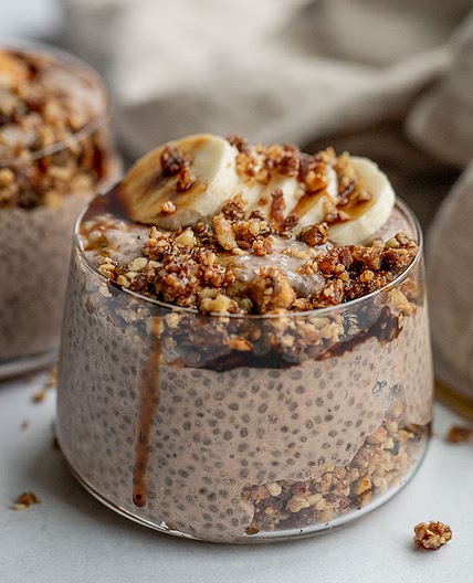 Banana Nut Chia Pudding