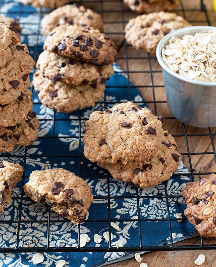 Biscotti avena e cioccolato senza burro