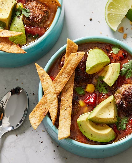 Tex-Mex Meatball Soup