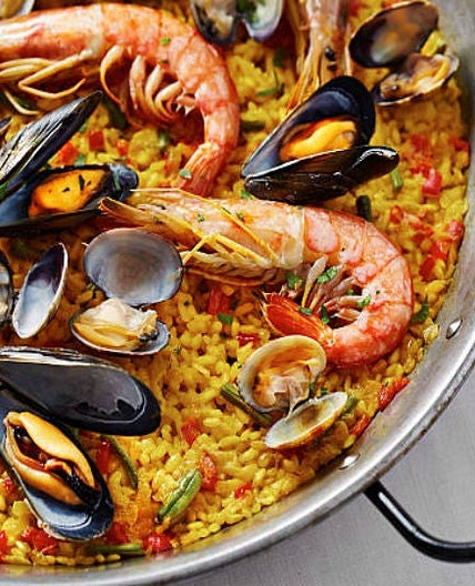 Receta de paella de mariscos, ¡para el fin de semana!