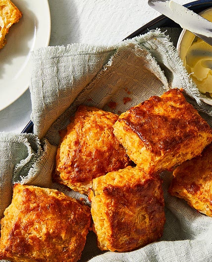 Kimchi Cheddar Biscuits