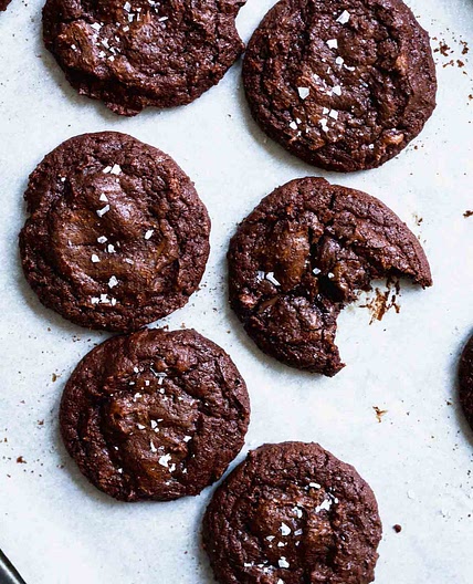 Salted Brownie Cookies