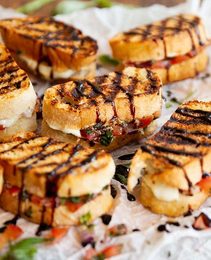 Bruschetta Grilled Cheese Sandwiches
