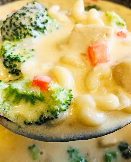 Mac & Cheese Chicken Soup