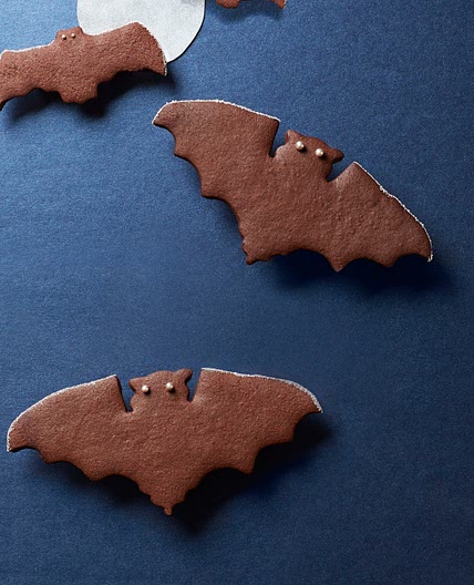 Spiced Chocolate Bat Cookies