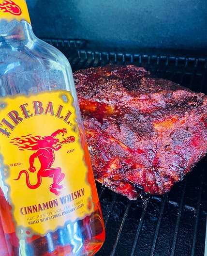 Smoked Fireball Pulled Pork