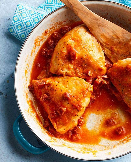 Lemon-Sopressata Chicken