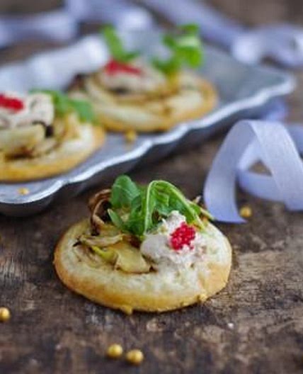 Pizzettes blanches fenouil et Fromagères Thon & St Môret Coraya