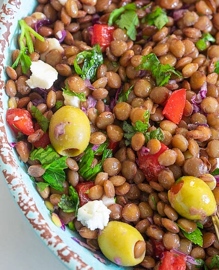 Mediterranean Lentil Salad