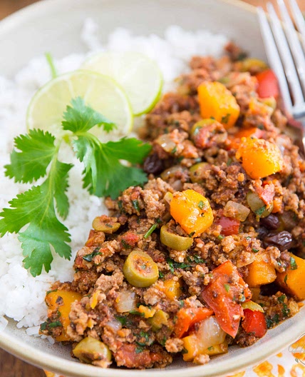 Costa Rican Butternut Squash Picadillo