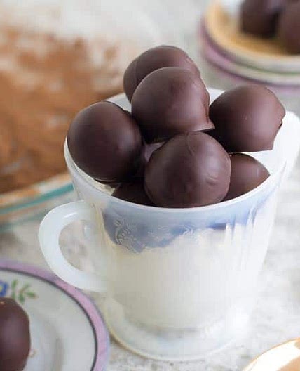 Low FODMAP Chocolate Dipped Truffles