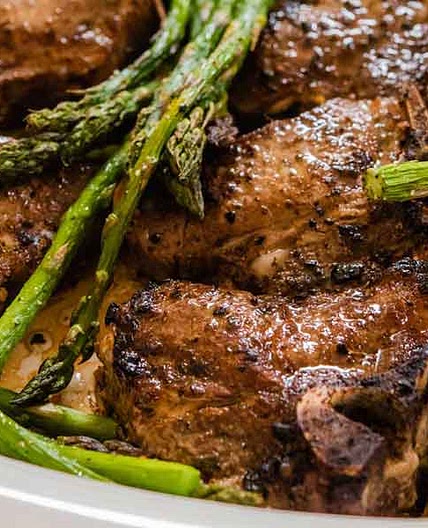 Easy Baked Lamb Chops Recipe with Mint Chimichurri