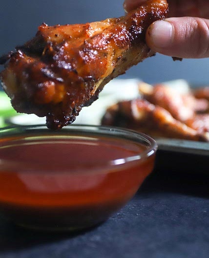 Smoked & Air Fried Chicken Wings