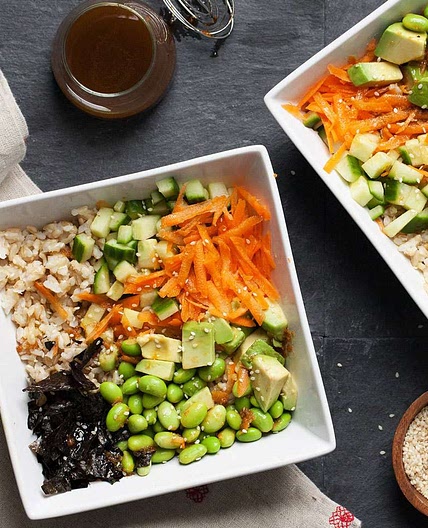 Vegetarian Sushi Grain Bowl