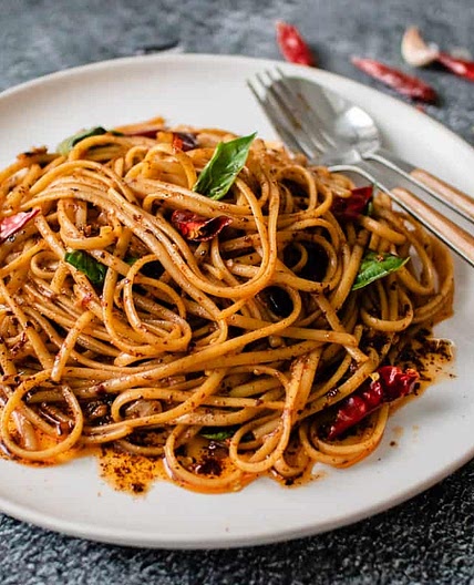 Umami Chili Garlic Noodles