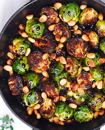 Brussels Sprouts with Balsamic Glaze