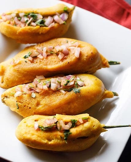 Mirchi Bajji Recipe | Chilli Bajji | Mirapakaya Bajji