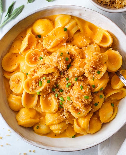 Cheesy Butternut Squash Pasta
