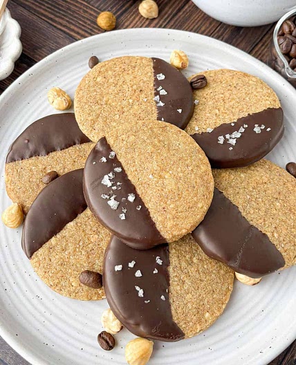 Hazelnut Espresso Shortbread