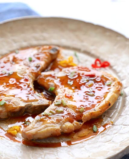 Sweet Chili Keto Pork Chops