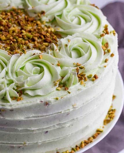 Vanilla Bean Pistachio Cake