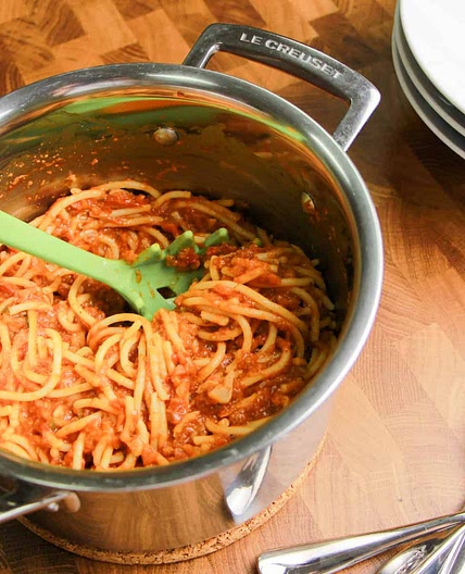 Vegan Spaghetti Bolognese (with hidden vegetables)