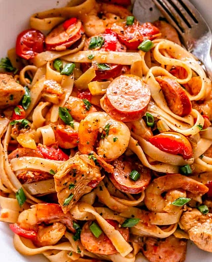 One Pot Jambalaya Pasta