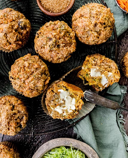 Carrot Zucchini Muffins