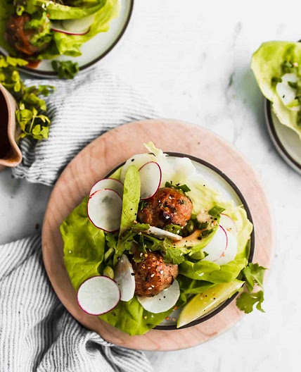 Air Fryer Asian Pork Meatballs