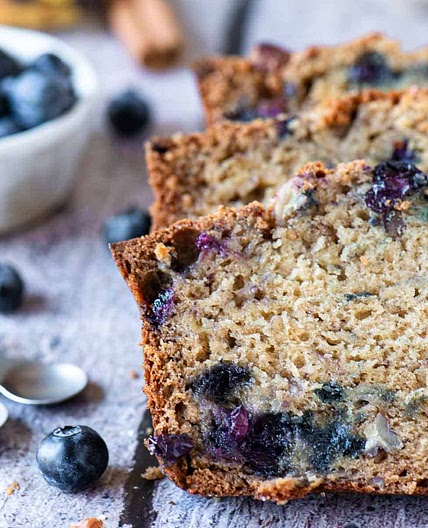 Blueberry Banana Nut Bread