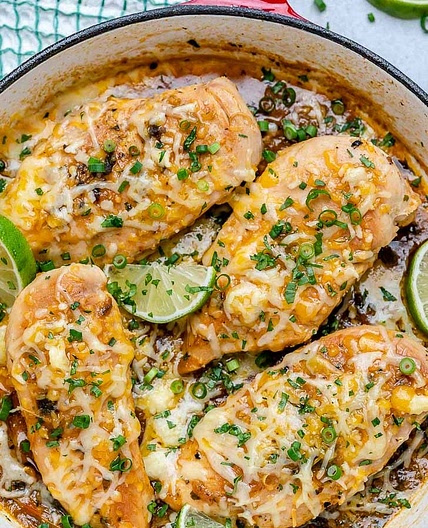 Salsa Verde Chicken Skillet