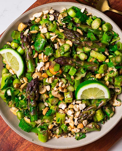 Crunchy Asian Asparagus Salad
