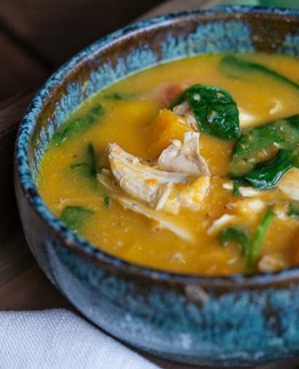 Leftover Roast Chicken Soup with Roasted Vegetables