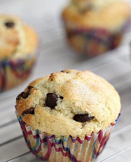 Small Batch Chocolate Chip Muffins