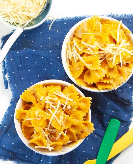 Family-Favorite Pumpkin Pasta (15 Minute Dinner!) - Baby Foode
