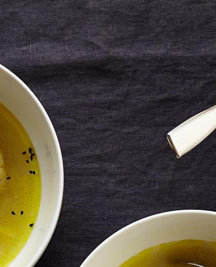 Stuffed Matzo Ball Soup With Chicken and Apples