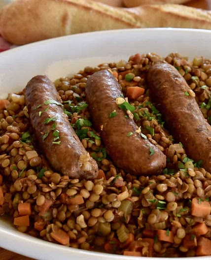 Italian Sausage and Lentils