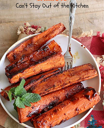 Spicy Honey-Brushed Carrots