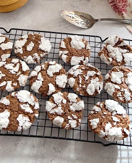 Chocolate Crinkle Cookies